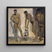 Drie zwarte naakte mannen - Ernst Schiess — ingelijst kunstwerk aan de muur