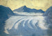 Uitzicht op de Aletsch-gletsjer III - Ernst Schiess — weergave van het kunstwerk