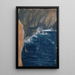 Vague se brisant sur une falaise - Ernst Schiess — ingelijst kunstwerk aan de muur