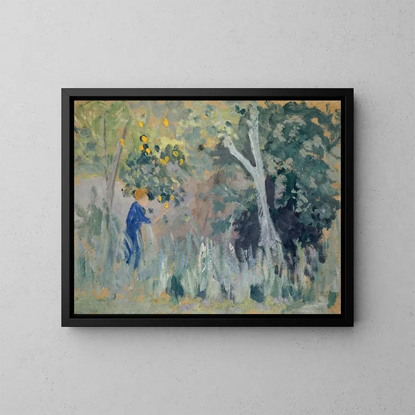 Citroencultuur - Ernst Schiess — ingelijst kunstwerk aan de muur