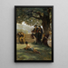 Oude school en nieuw leven - Ernst Stückelberg — ingelijst kunstwerk aan de muur