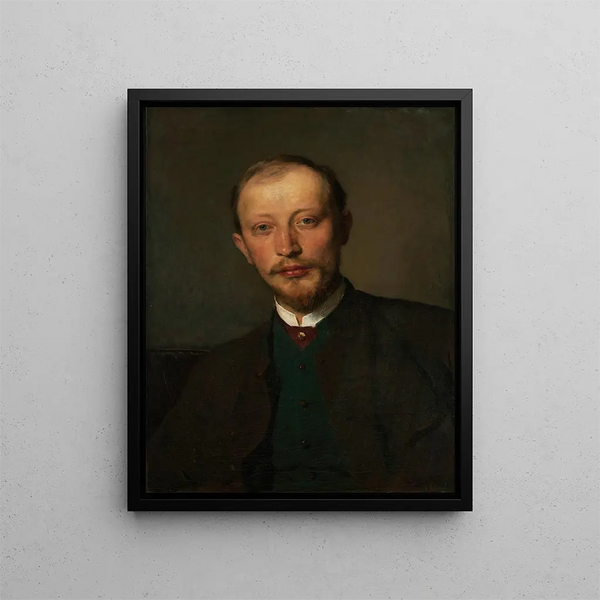 The painter Franz Jaschke - Ernst Stöhr — framed artwork on a wall