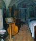 De viool bas - Ernst Stöhr — weergave van het kunstwerk