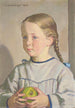 Monika avec une pomme - Ernst Würtenberger — weergave van het kunstwerk