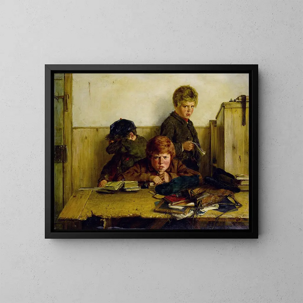 Gardé à l'intérieur - Erskine Nicol — framed artwork on a wall