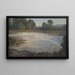 Landschap met bos en dam op de Neckar - Erwin Starker — ingelijst kunstwerk aan de muur