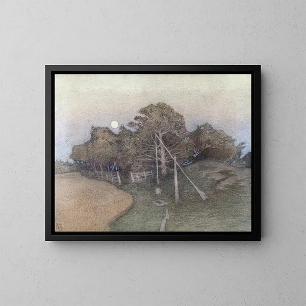 Beyond the Farm - Ester Almqvist — framed artwork on a wall