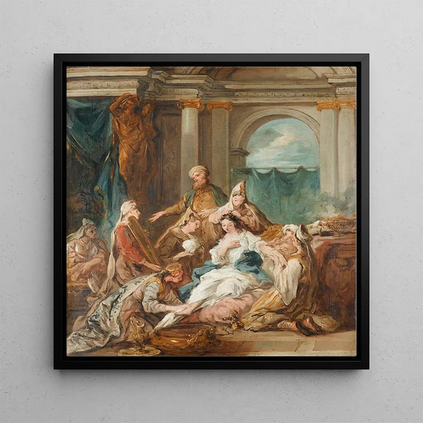 Esther à sa toilette - Jean-François de Troy