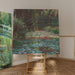 Reproductie van het schilderij Vijver met waterlelies - Claude Monet