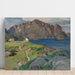 Reproductie van het schilderij Zomer, Molla-wand. Studie van de Lofoten - Anna Boberg