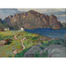 Reproductie van het schilderij Zomer, Molla-wand. Studie van de Lofoten - Anna Boberg