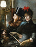 in het café-concert - Étienne-François-Eugène Lecoindre — weergave van het kunstwerk