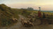 Chemin Creux sur les Côtes de Normandie - Etienne-Prosper Berne-Bellecour — weergave van het kunstwerk