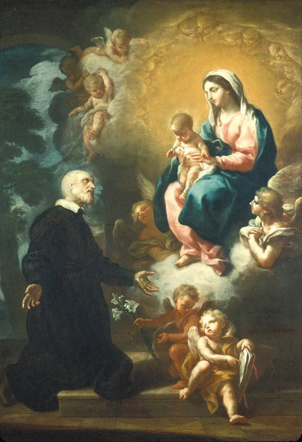 Etienne Parrocel - Apparition of the Virgin to Saint Philip Neri.webp