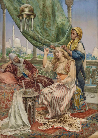 Ettore Simonetti - The servant and mistress.webp