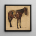 Studie van een paard - Jean Lulvs — ingelijst kunstwerk aan de muur