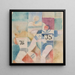 Studie voor De Hardlopers - Robert Delaunay — ingelijst kunstwerk aan de muur