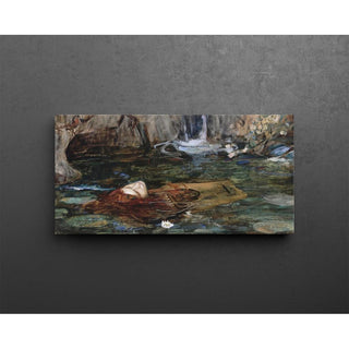 Étude pour Les Nymphes trouvant la tête d'Orphée - John William Waterhouse | Reproduction Tableau Décoration murale affiche copie