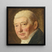Studie voor het portret van de handelaar Schmidt - Christoffer Wilhelm Eckersberg — ingelijst kunstwerk aan de muur