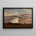 Landscape Painting at Twilight - Eugen Bracht — framed artwork on a wall