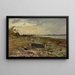 Rotsachtige Kustlijn - Eugen Dücker — ingelijst kunstwerk aan de muur