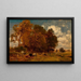 Landschap met koeien aan de rivier - Eugen Jettel — ingelijst kunstwerk aan de muur