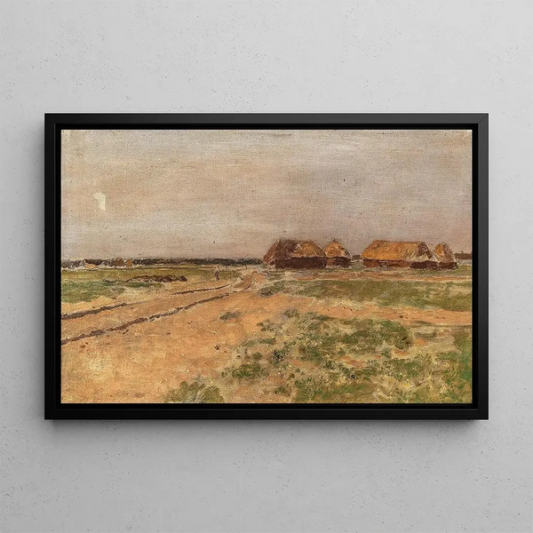 Landscape - Eugen Jettel — framed artwork on a wall