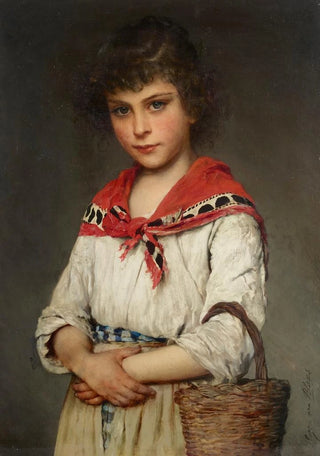 Eugen von Blaas - A Neapolitan Girl.webp