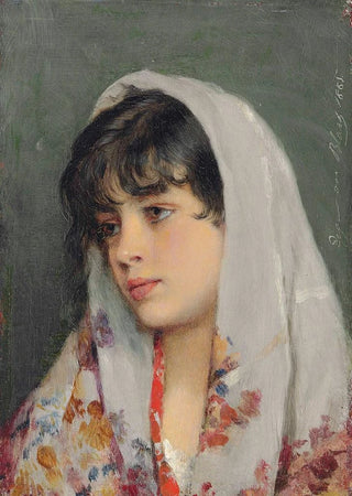 Eugen von Blaas - A Venetian beauty.webp