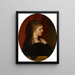 Een Venetiaanse dame - Eugen von Blaas — ingelijst kunstwerk aan de muur