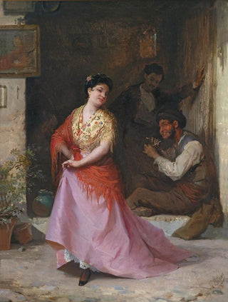 Eugen von Blaas - Ein Tnzchen.webp