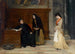 In de sacristie - Eugen von Blaas — weergave van het kunstwerk