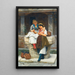 La Lettre d'amour - Eugen von Blaas — framed artwork on a wall