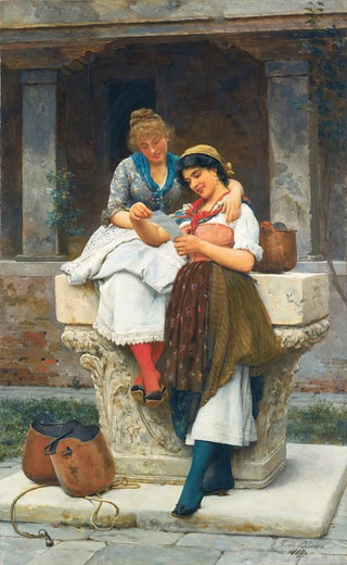 Eugen von Blaas - The Love Letter.webp