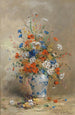 Flower Still Life Painting - Eugène Petit — artwork view