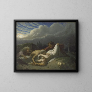 Goules - Eugène Roger — ingelijst kunstwerk aan de muur