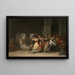 Interior church painting - Eugenio Lucas Velázquez — framed artwork on a wall