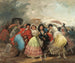 De regen douche - Eugenio Lucas Villamil — weergave van het kunstwerk