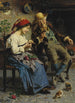 He loves me, he doesn't love me - Eugenio Zampighi — artwork view