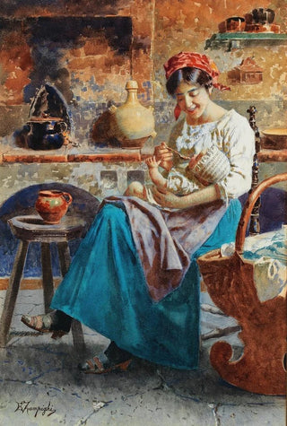 Eugenio Zampighi - La prima pappa.webp