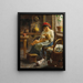 The Happy Mother - Eugenio Zampighi — framed artwork on a wall