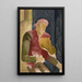 a man playing guitar - Eugeniusz Zak — framed artwork on a wall