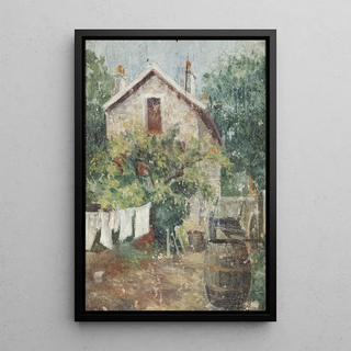 Eugne Atget - Cour de maison avec linge schant.webp