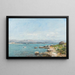 Antibes, de baai - Eugène Boudin — ingelijst kunstwerk aan de muur