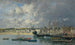 van Bateaux ancrés dans le port de Portrieux - Eugène Boudin — weergave van het kunstwerk