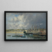 van Bateaux ancrés dans le port de Portrieux - Eugène Boudin — ingelijst kunstwerk aan de muur