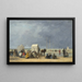 L'Heure du Bain à Deauville - Eugène Boudin — ingelijst kunstwerk aan de muur