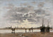 Berck, de terugkeer van de boten - Eugène Boudin — weergave van het kunstwerk