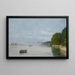 Caudebec-en-Caux, Boten op de Seine - Eugène Boudin — ingelijst kunstwerk aan de muur