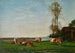 Boerderij en weide aan de oevers van de Touques - Eugène Boudin — weergave van het kunstwerk